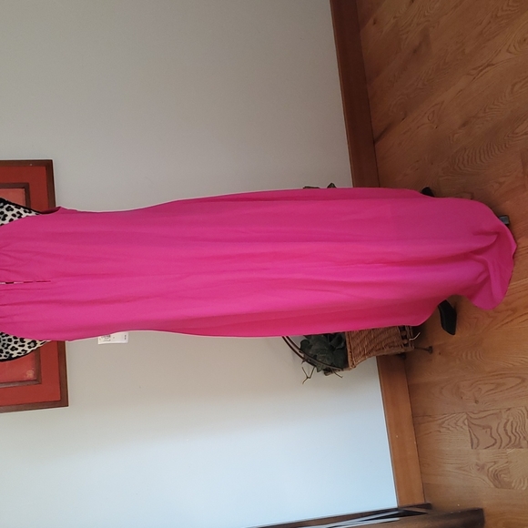 NWT Hot Pink Old Navy Maxi Dress - Picture 2 of 5